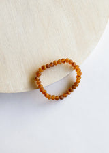 Raw Cognac Baltic Amber || Adult Bracelet - CanyonLeaf - Flyclothing LLC
