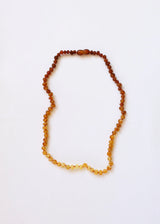 Raw Baltic Amber + Sunflower || Necklace || - CanyonLeaf - Flyclothing LLC