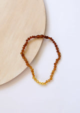 Raw Baltic Amber + Sunflower || Necklace || - CanyonLeaf - Flyclothing LLC