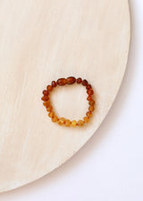 Raw Baltic Amber + Sunflower || Anklet or Bracelet - CanyonLeaf - Flyclothing LLC