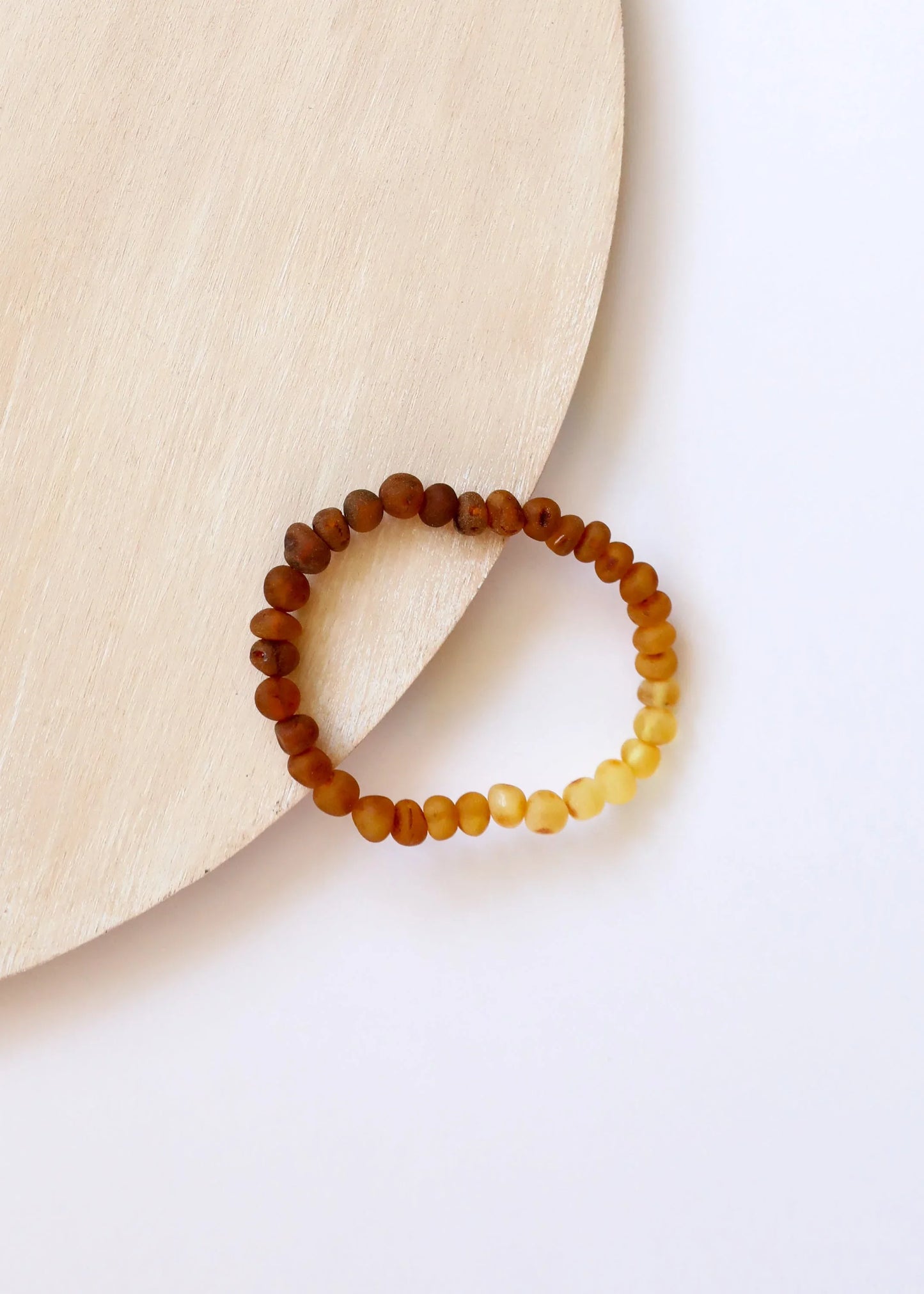 Raw Baltic Amber + Sunflower || Adult Bracelet - CanyonLeaf - Flyclothing LLC