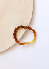 Raw Baltic Amber + Sunflower || Adult Bracelet - CanyonLeaf - Flyclothing LLC