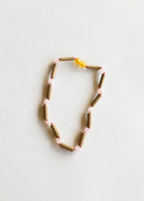 Hazelwood + Rose Quartz || Beaded Necklace - CanyonLeaf - Flyclothing LLC