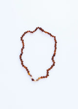 Raw Cognac Baltic Amber + Mookaite Jasper || Necklace - CanyonLeaf - Flyclothing LLC