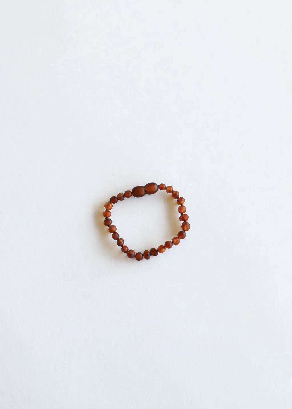 Raw Cognac Baltic Amber || Anklet or Bracelet - CanyonLeaf - Flyclothing LLC