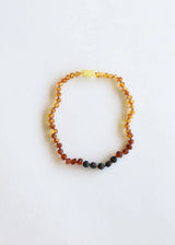Raw Ombre Baltic Amber + Lava || Necklace - CanyonLeaf - Flyclothing LLC