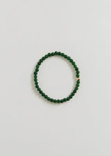 Dainty Green Jade + 14K Gold Filled || Beaded Stretch Bracelet - CanyonLeaf - Flyclothing LLC