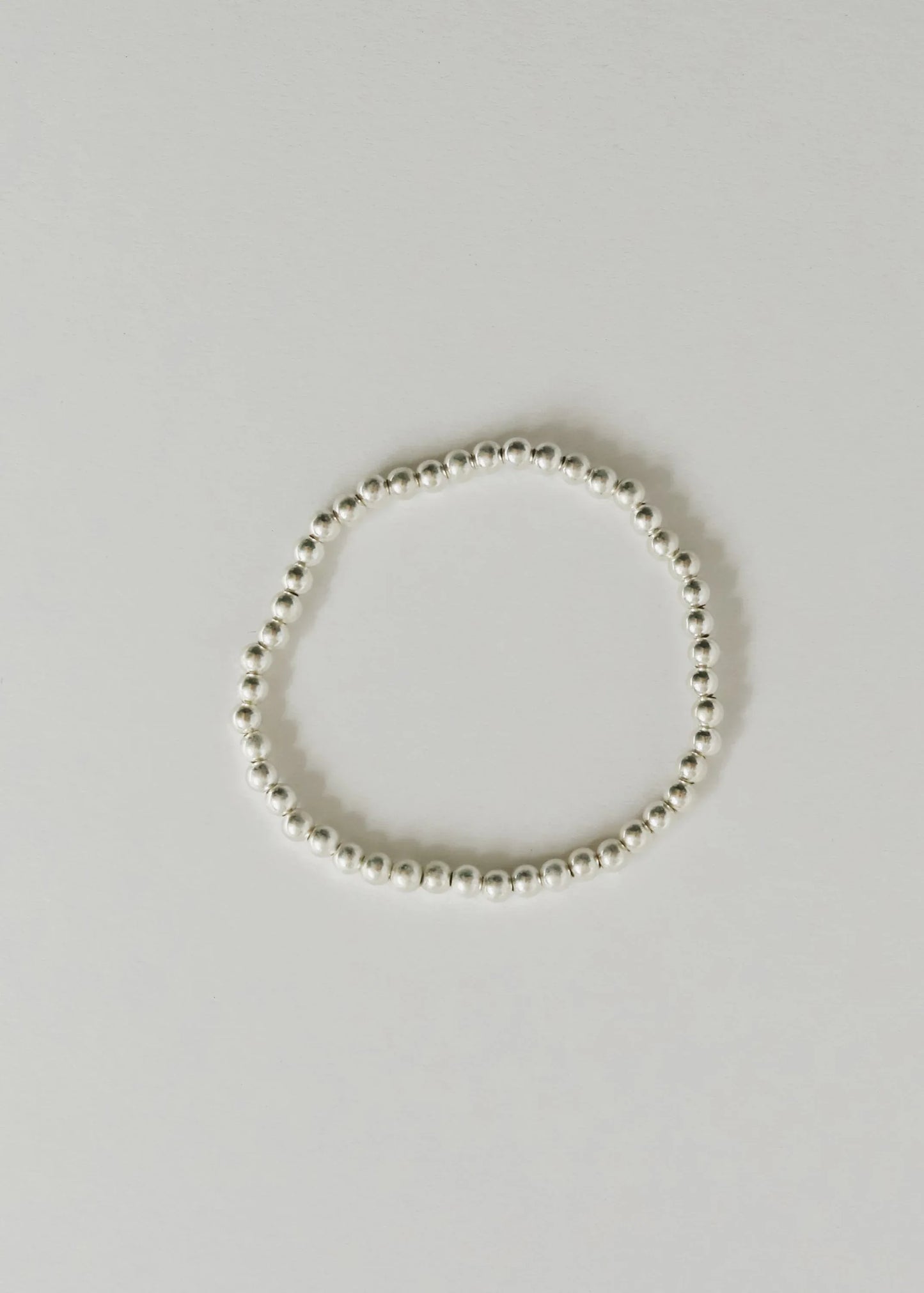 Sterling Silver || Beaded Stretch Anklet or Bracelet - CanyonLeaf - Flyclothing LLC