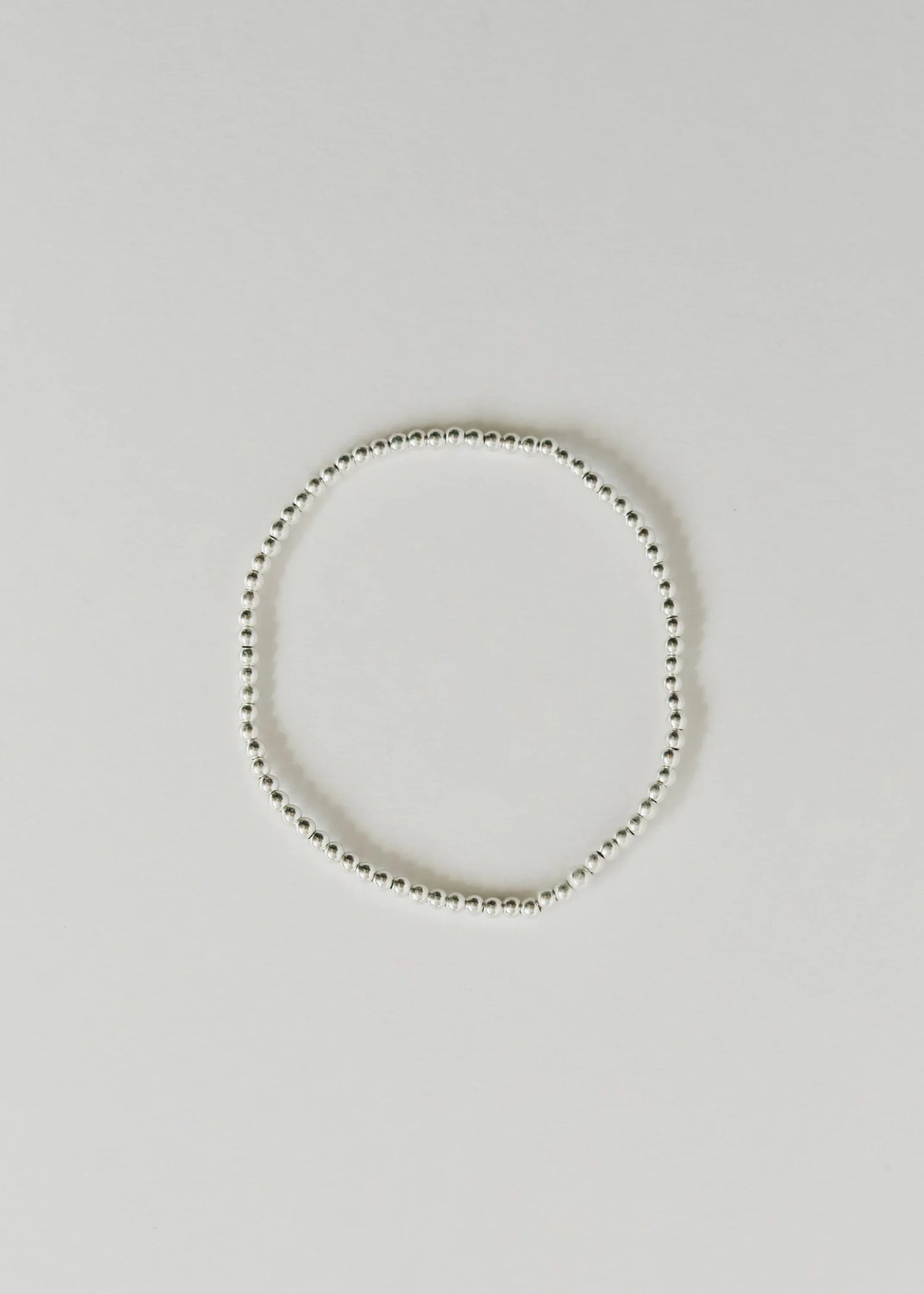 Sterling Silver || Beaded Stretch Anklet or Bracelet - CanyonLeaf - Flyclothing LLC