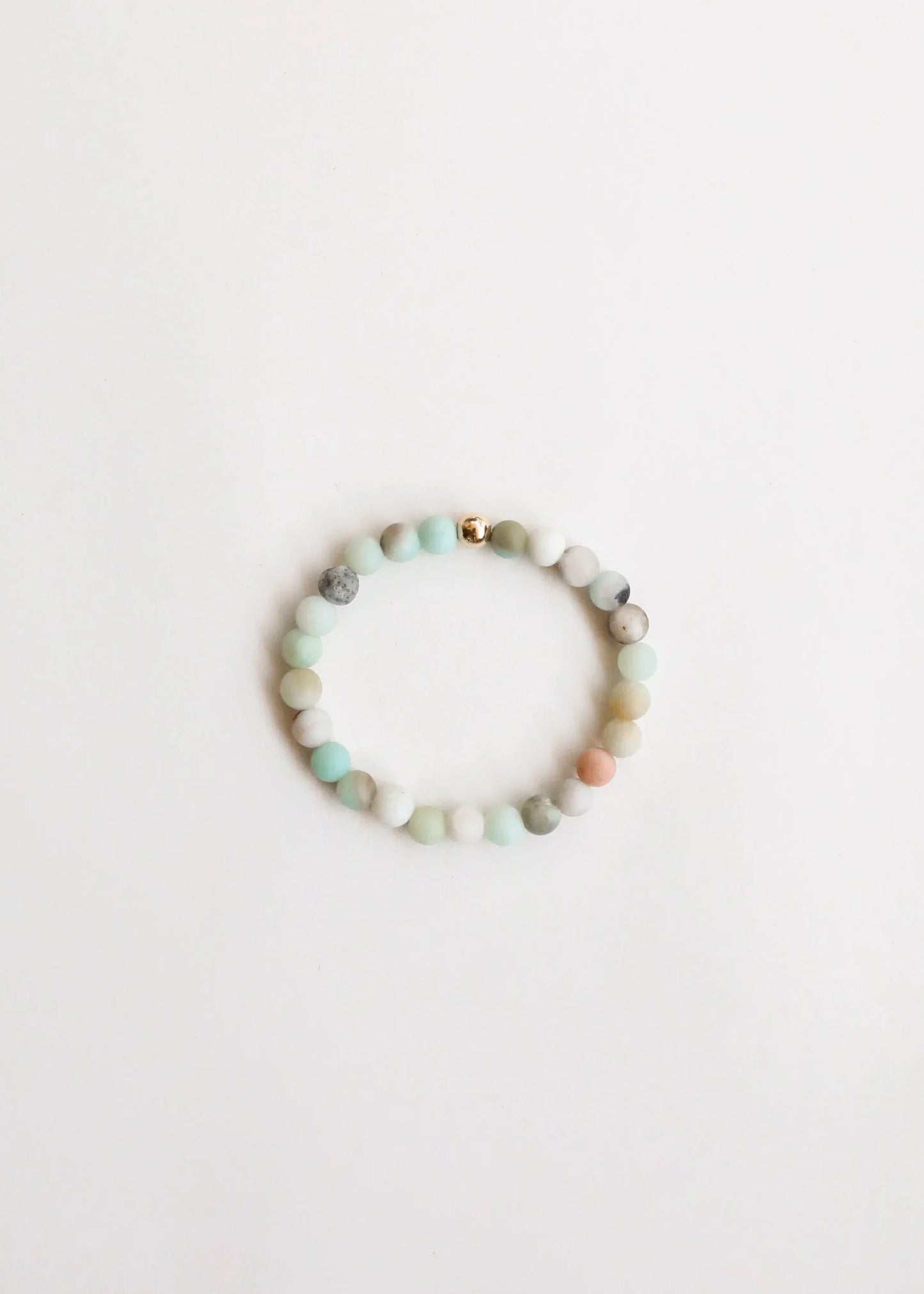 Raw Amazonite + 14k Gold Filled || Beaded Bracelet - CanyonLeaf - Flyclothing LLC