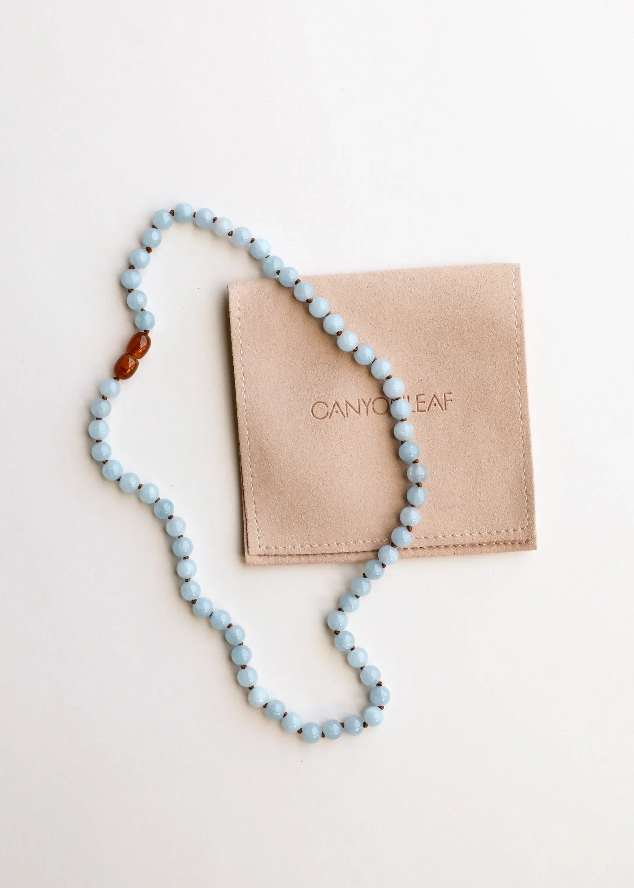 Pure Gemstone + Aquamarine || Necklace - CanyonLeaf - Flyclothing LLC