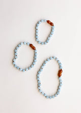 Pure Gemstone + Aquamarine|| Anklet or Bracelet