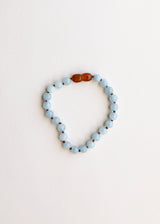 Pure Gemstone + Aquamarine|| Anklet or Bracelet