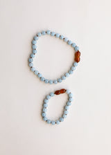 Pure Gemstone + Aquamarine|| Anklet or Bracelet