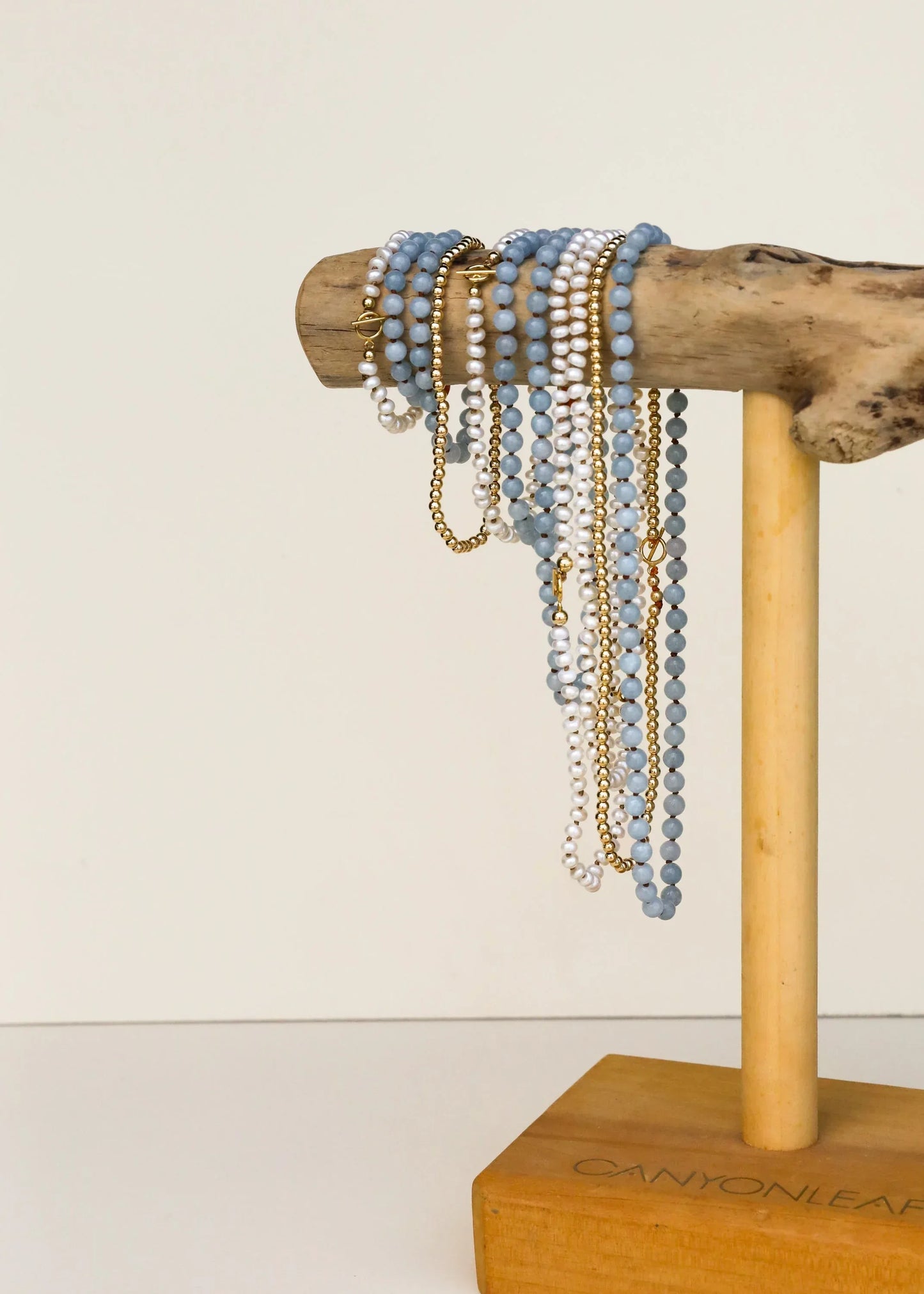 Pure Gemstone + Aquamarine || Necklace - CanyonLeaf - Flyclothing LLC