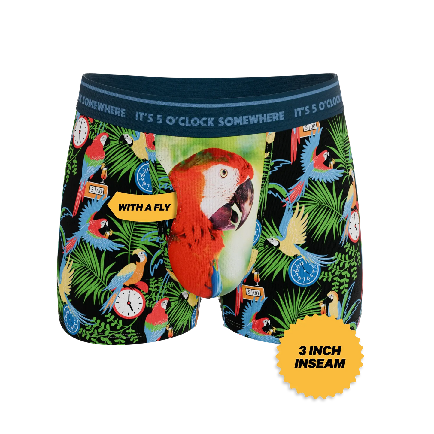 The 5 O'Clock Somewhere | Margaritaville® Ball Hammock® Pouch Trunks Underwear - Shinesty - Flyclothing LLC