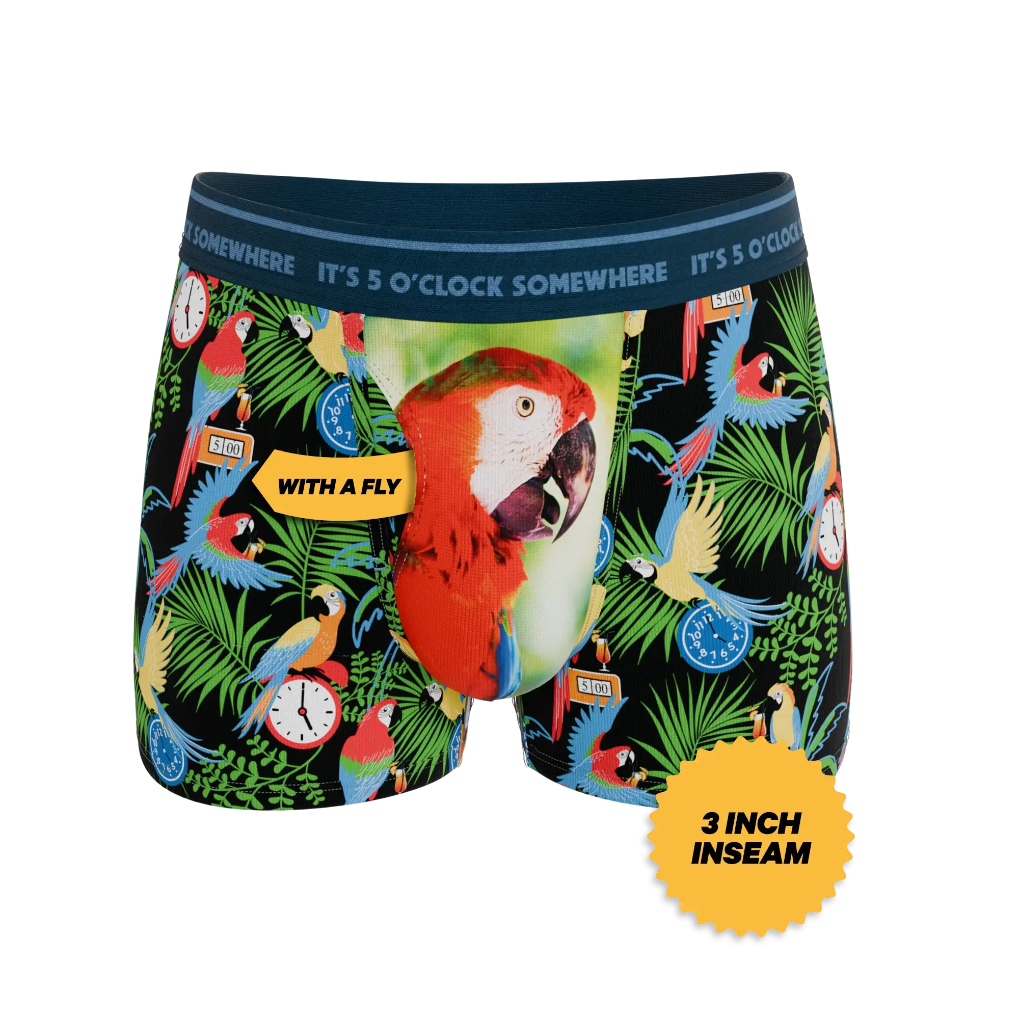 The 5 O'Clock Somewhere | Margaritaville® Ball Hammock® Pouch Trunks Underwear - Shinesty - Flyclothing LLC