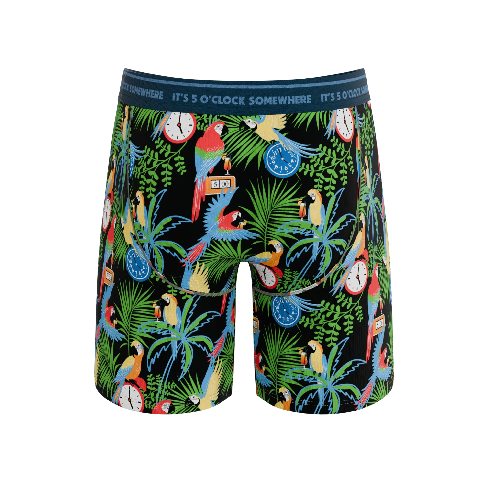 The 5 O'Clock Somewhere | Margaritaville® Long Leg Ball Hammock® Pouch Underwear With Fly - Shinesty - Flyclothing LLC