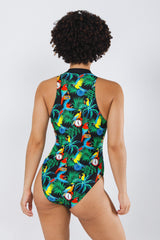 The 5 O'Clock Somewhere | Margaritaville® Zip Up One Piece Swimsuit - Shinesty - Flyclothing LLC