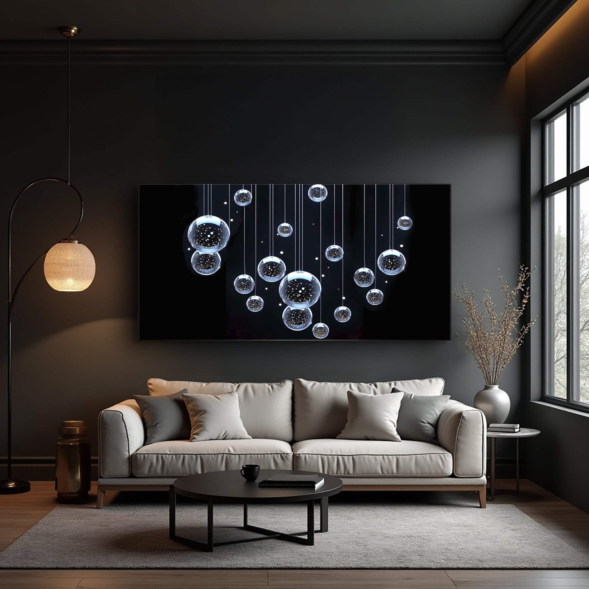 Modern Abstract Bubbles Wall Art - Tailored Canvases - Flyclothing LLC