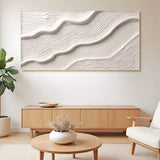 Ivory Abstract Wall Art II - Tailored Canvases - Flyclothing LLC