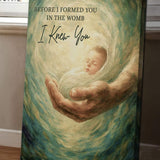 The Unborn Faith Wall Sign - Tailored Canvases - Flyclothing LLC