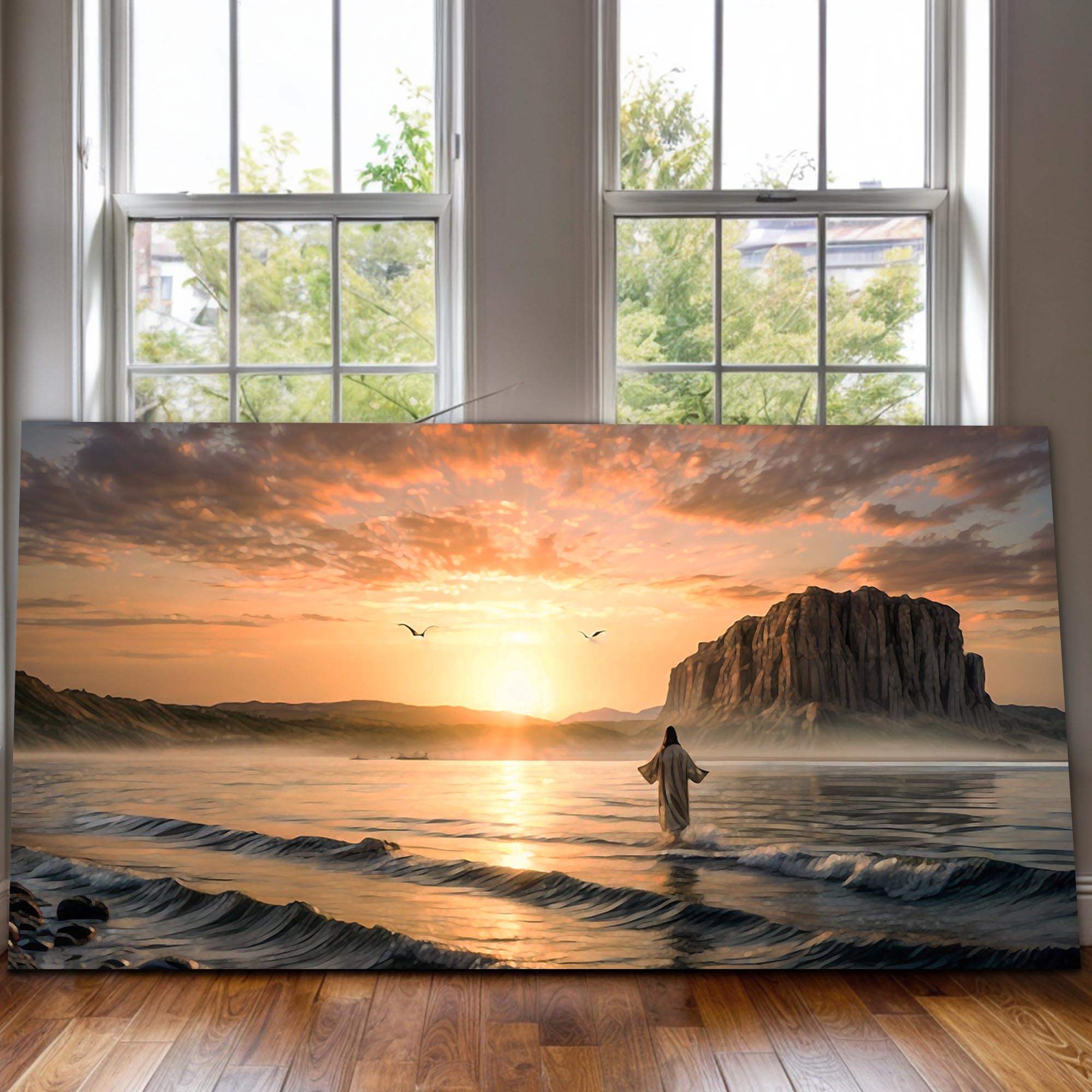 Walking on Water - Faith Wall Art X - Tailored Canvases - Flyclothing LLC