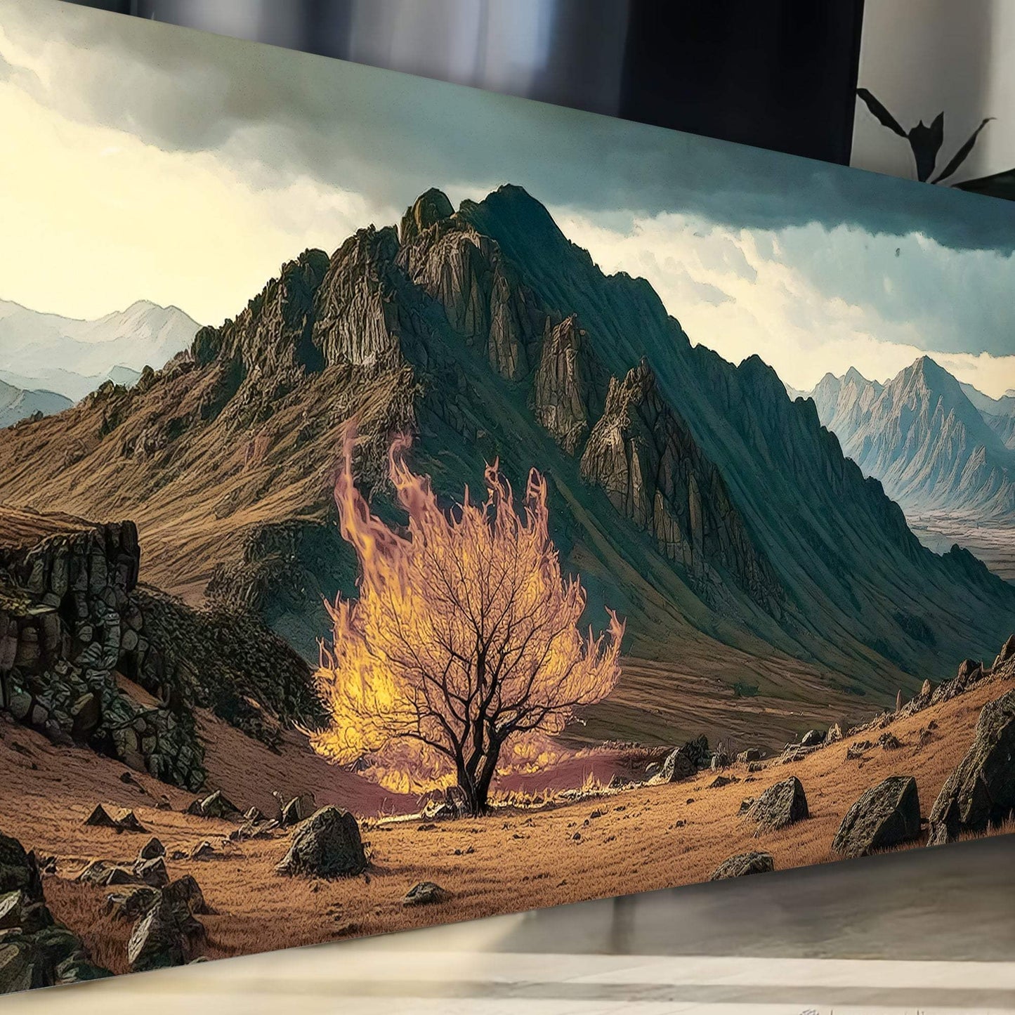 Burning Bush - Faith Wall Art VI - Tailored Canvases - Flyclothing LLC