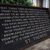 May Today There Be Peace Within Faith Sign - Tailored Canvases - Flyclothing LLC