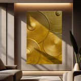 Gold Symphony Wall Art - Tailored Canvases - Flyclothing LLC