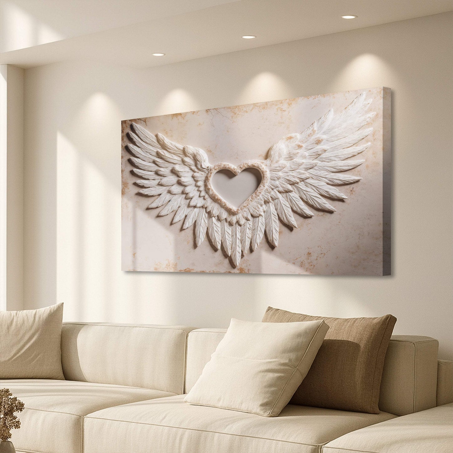 Wings of Love Abstract Wall Art II - Tailored Canvases - Flyclothing LLC