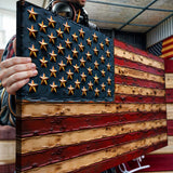 Old Glory American Flag Wall Art - Tailored Canvases - Flyclothing LLC