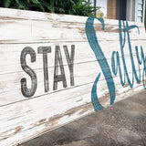 Stay Salty Coastal Sign VIII - Tailored Canvases - Flyclothing LLC