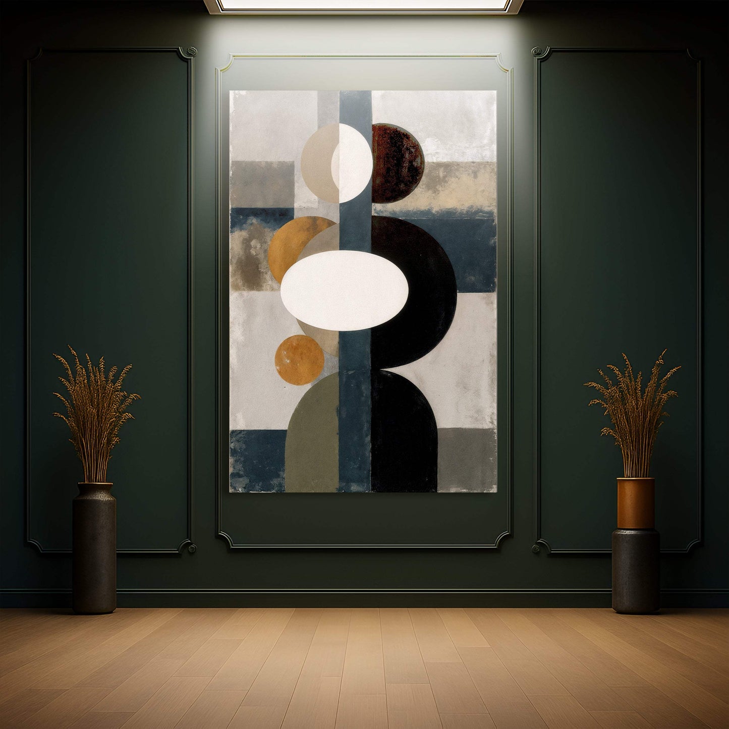 Abstract Contemporary Geometry Wall Art - Tailored Canvases - Flyclothing LLC