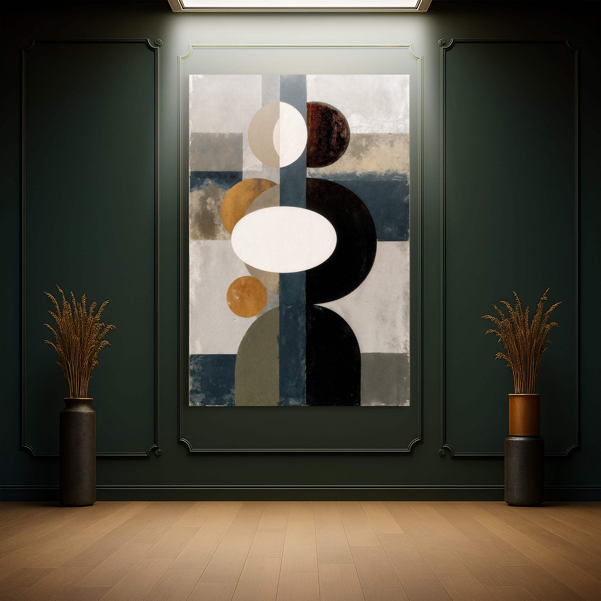 Abstract Contemporary Geometry Wall Art - Tailored Canvases - Flyclothing LLC