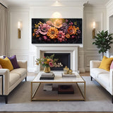 Colorful Floral Realistic Wall Art - Tailored Canvases - Flyclothing LLC
