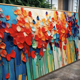 Colorful Petals Wall Art - Tailored Canvases - Flyclothing LLC