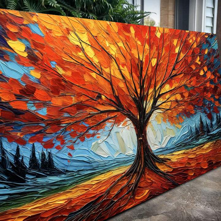 Autumn Fire Wall Art - Tailored Canvases - Flyclothing LLC