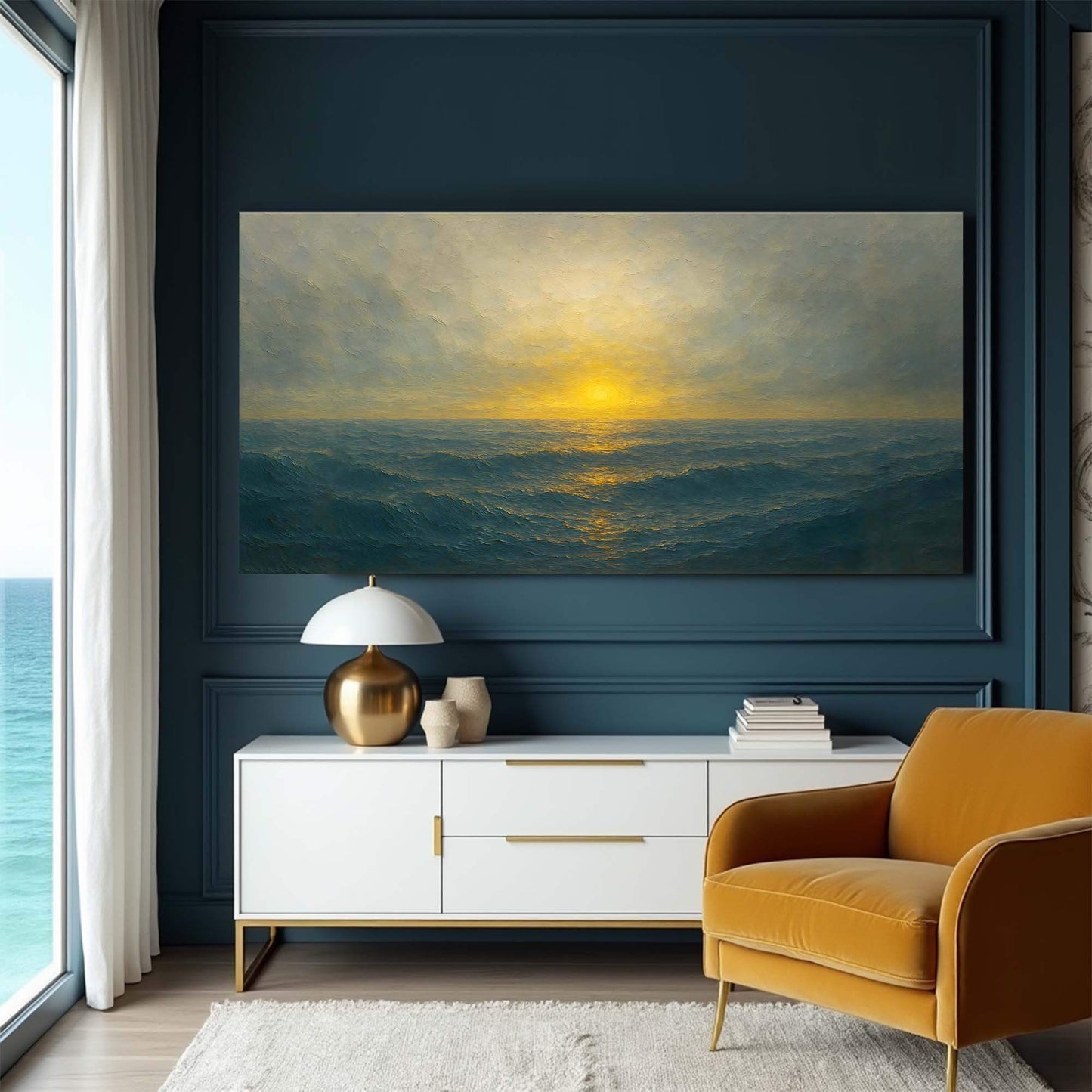 Waterscape Abstract Wall Art IV - Tailored Canvases - Flyclothing LLC
