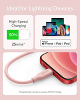 Anker <b>641</b> USB-C to Lightning Cable (Flow, 3 ft Silicone) - Anker - Flyclothing LLC