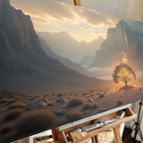 Burning Bush - Faith Wall Art XII - Tailored Canvases - Flyclothing LLC