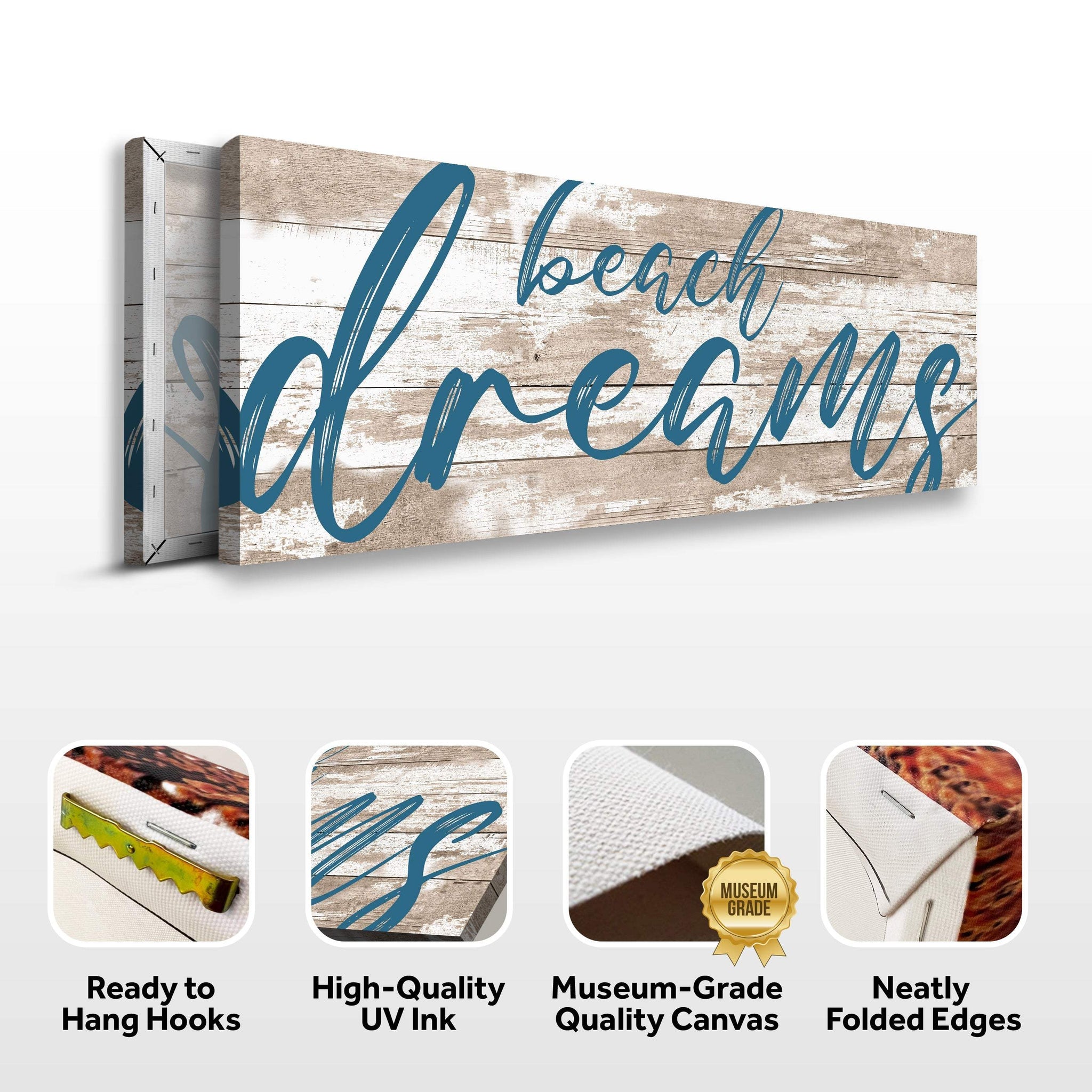 Beach Dreams Sign - Tailored Canvases - Flyclothing LLC