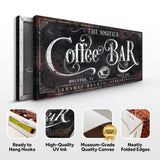 Coffee Bar Sign XI - Tailored Canvases - Flyclothing LLC