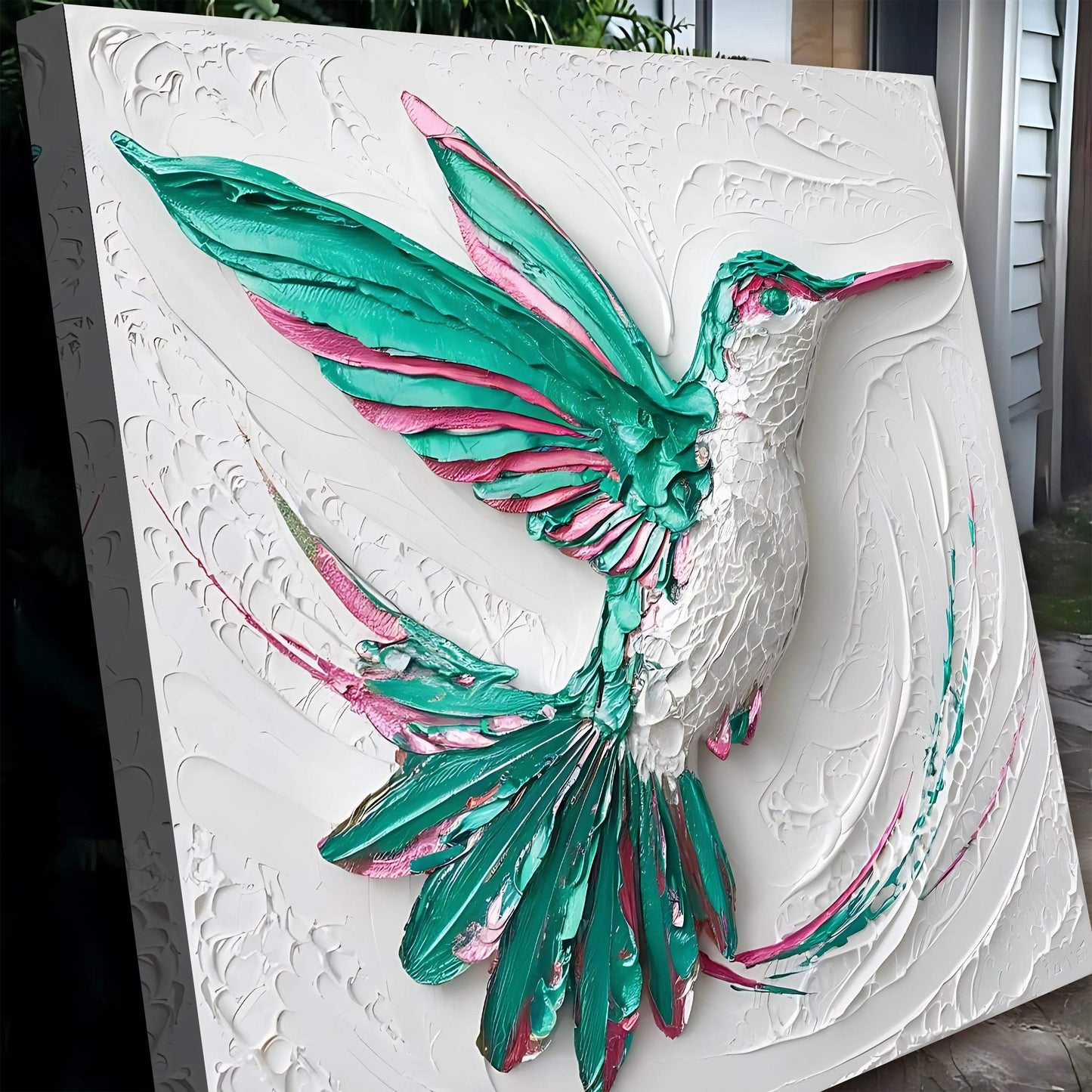 3D Hummingbird Wall Art - Tailored Canvases - Flyclothing LLC
