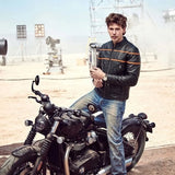 Fury - Men's Premium Leather Motorcycle Jacket - Unik Just for Bikers - Flyclothing LLC