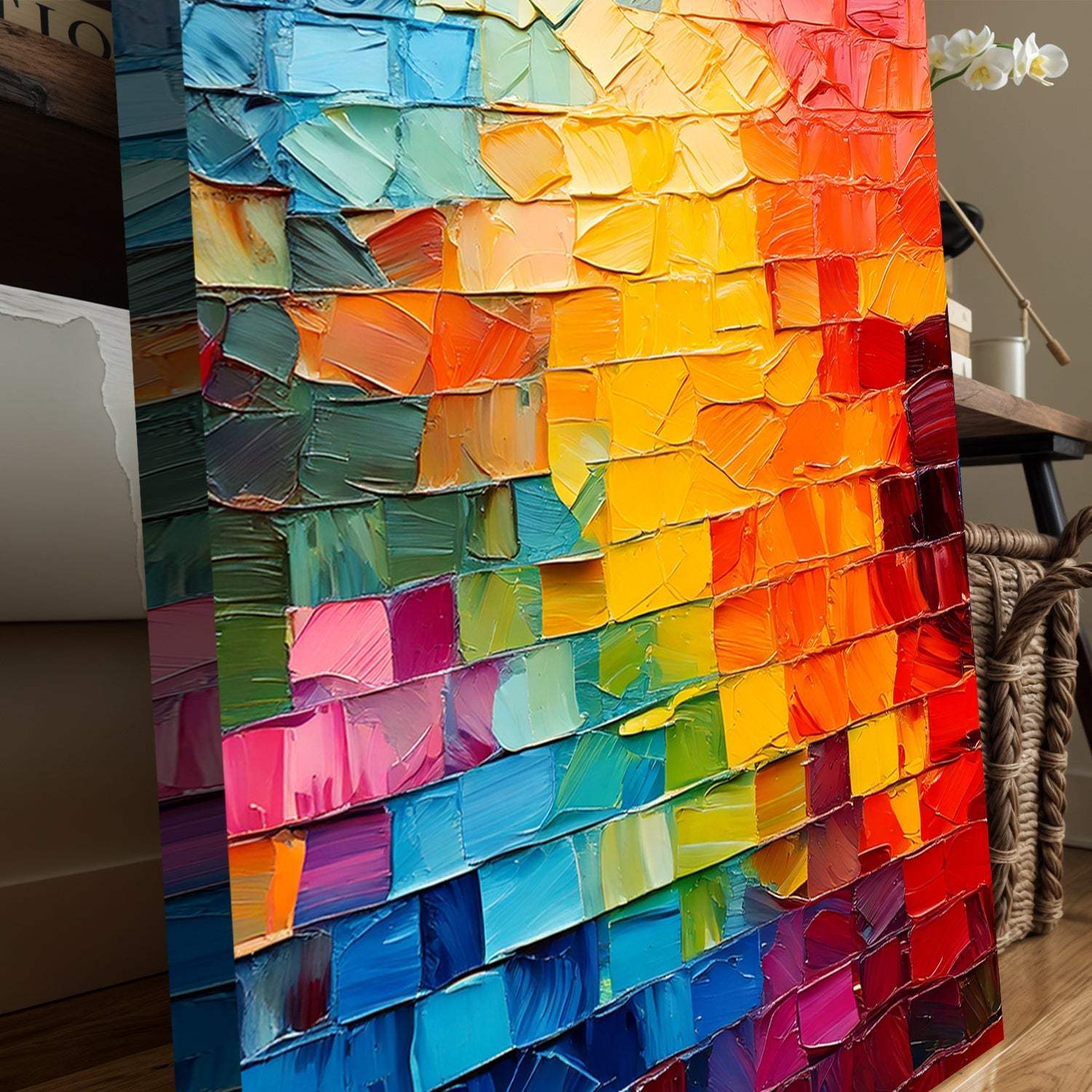 Spectrum Mosaic Wall Art - Tailored Canvases - Flyclothing LLC