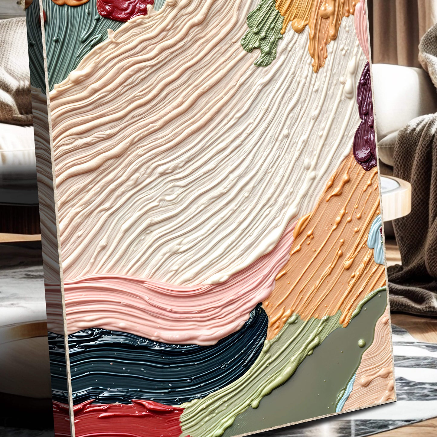 Colorful Abstract Wall Art - Tailored Canvases - Flyclothing LLC
