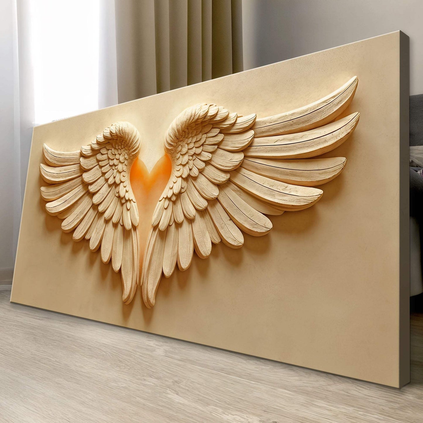 Wings Of Devotion Wall Art - Tailored Canvases - Flyclothing LLC