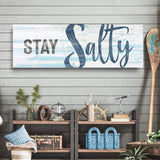 Stay Salty Coastal Sign IX - Tailored Canvases - Flyclothing LLC
