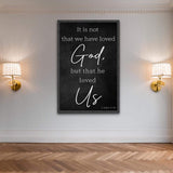 1 John 4:10 Faith Sign V - Tailored Canvases - Flyclothing LLC